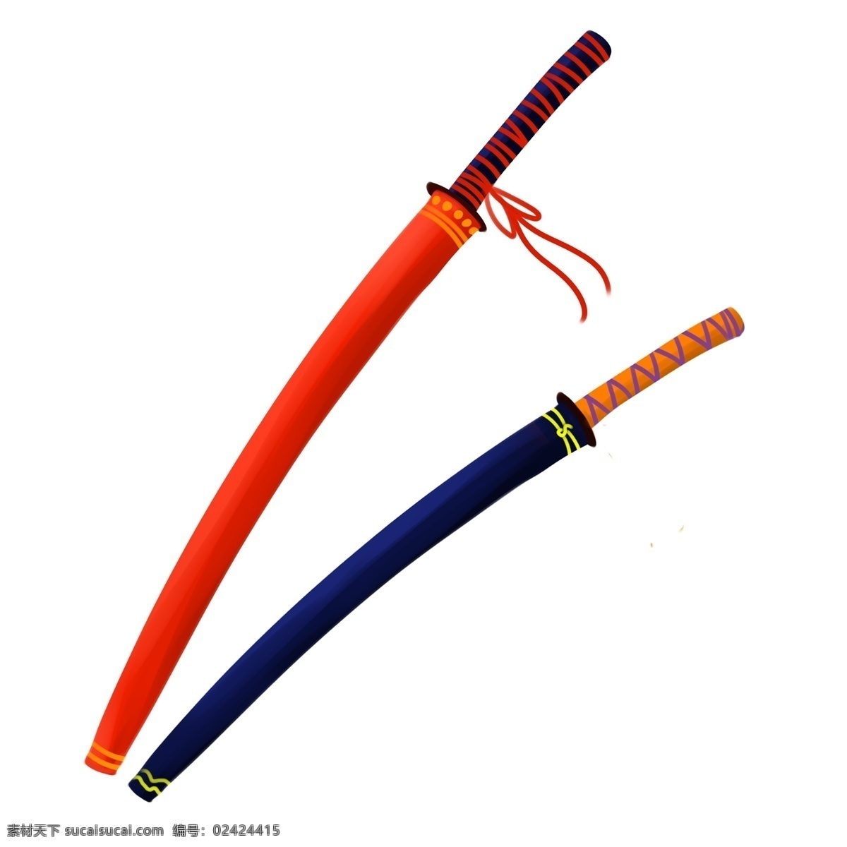 武士刀 日本 插画 日本武士刀 卡通插画 日本插画 日本用品 日本标志 日本制造 武士刀插画