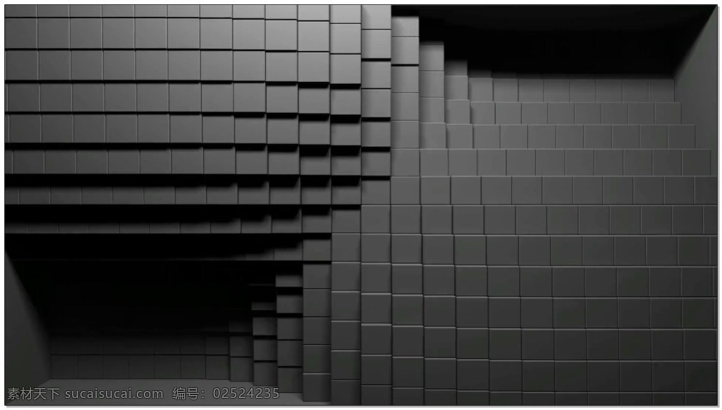 阶梯 动态 高清 视频 几何变换 舞台节奏 动态视频素材 炫酷三维动态 创意视频素材 3d