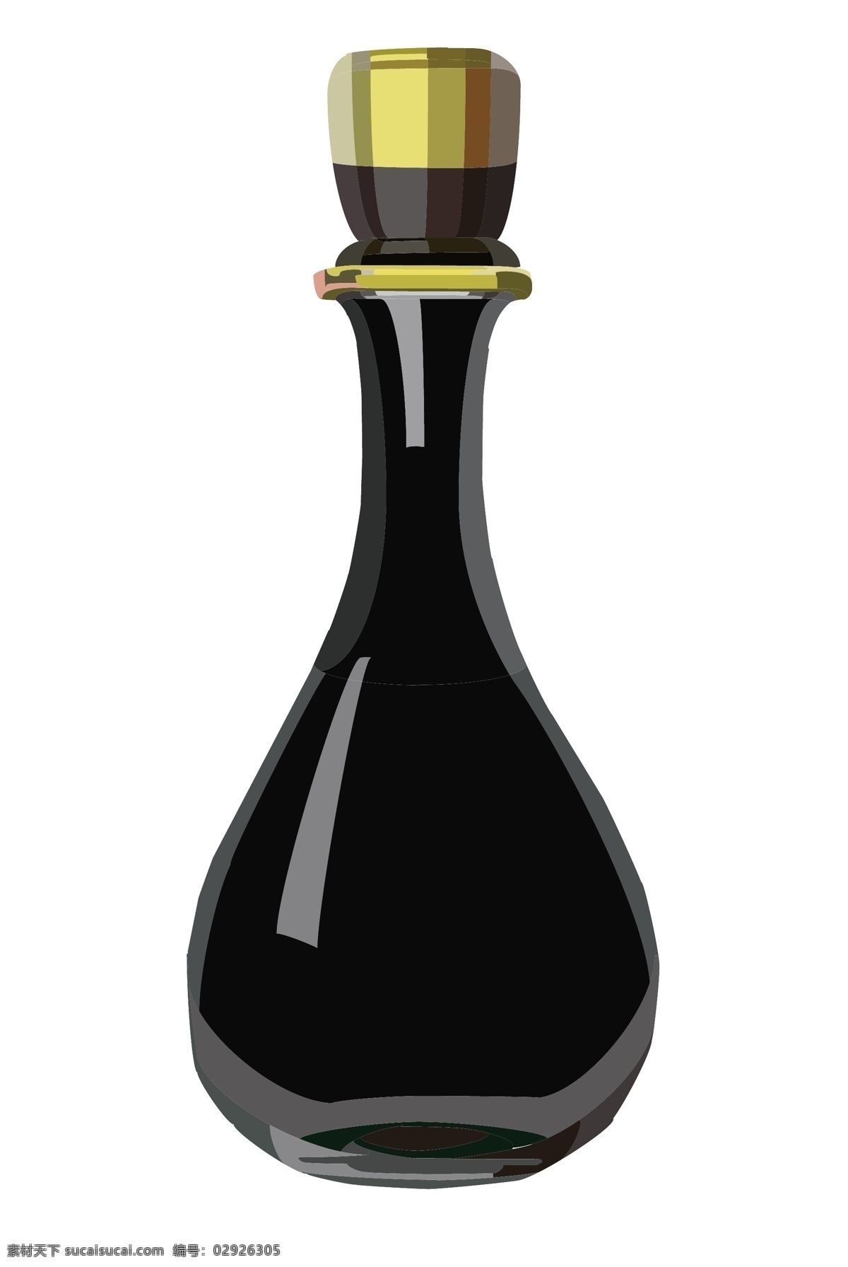 喝酒 瓶子 卡通 插画 喝酒的瓶子 卡通插画 瓶子插画 容器插画 器皿 玻璃瓶子 黑色的瓶子