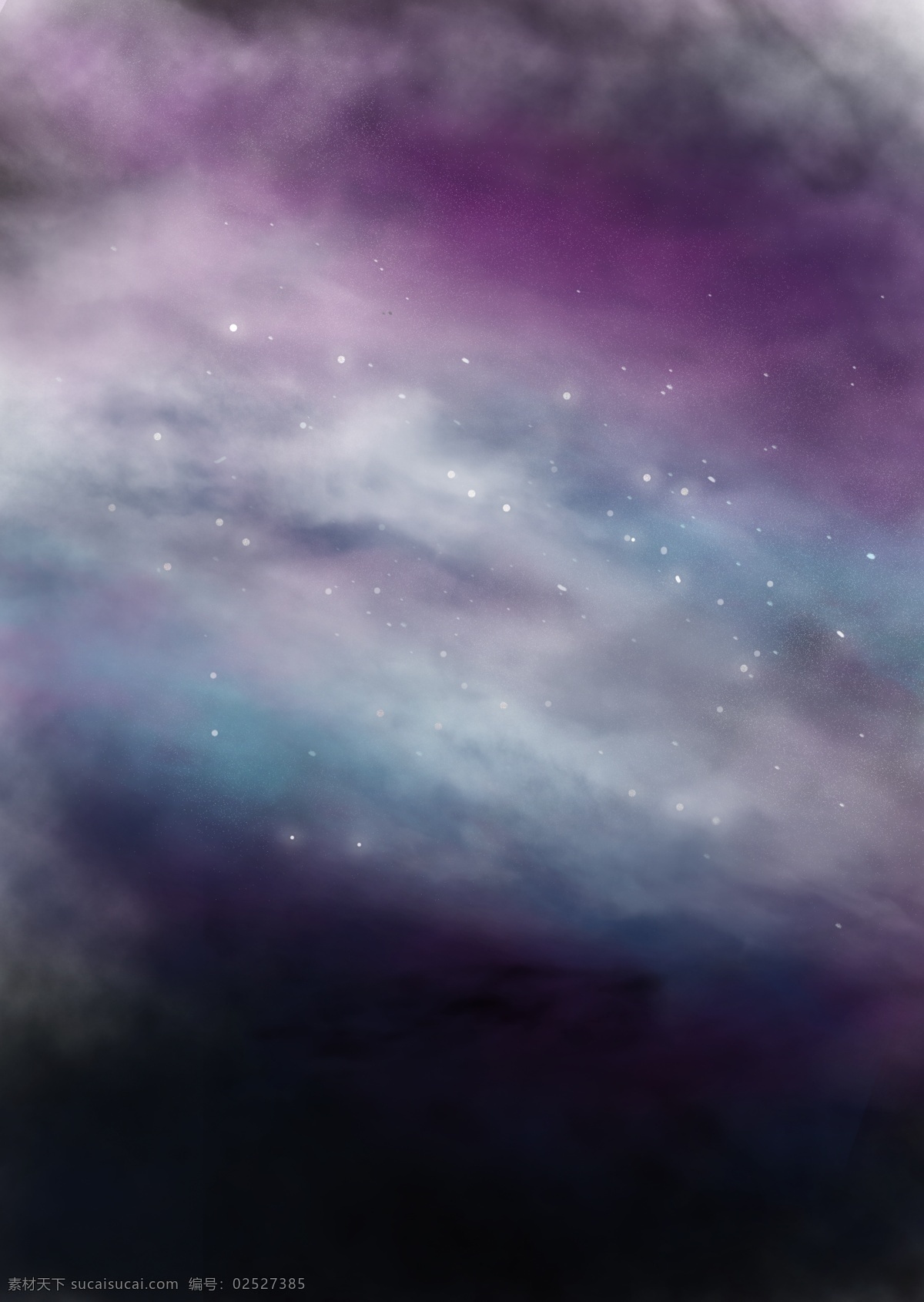 星空 紫兰 色满 天星 宇宙 繁星 紫蓝色 高清 商业展板 插画系 插画背景 卫星 漫天繁星 科幻 朦胧云