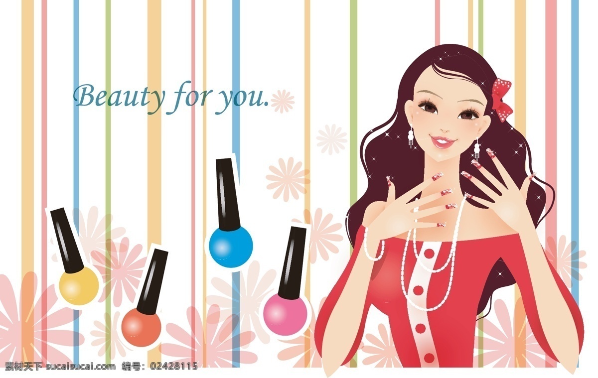 日韩 盛典 分层 源文件 女性花纹 日韩盛典 矢量图 矢量人物