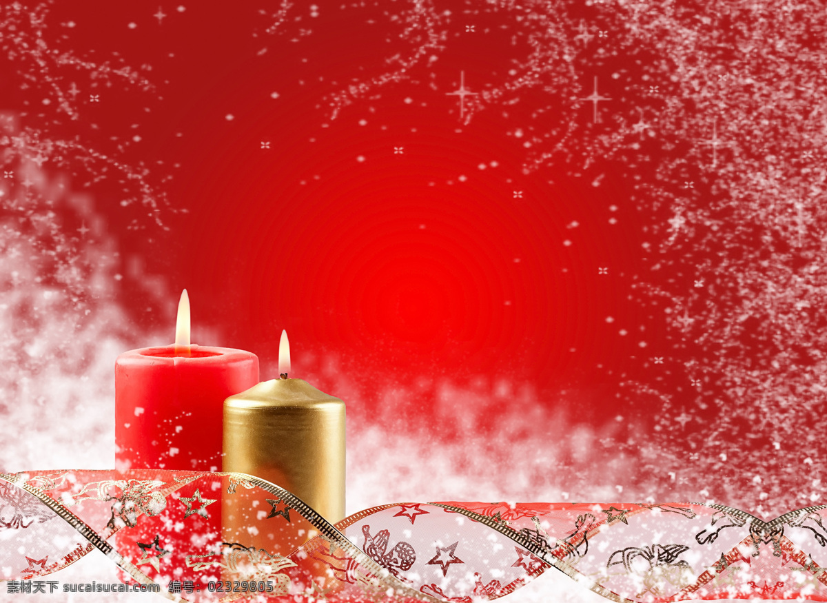 圣诞节 烛光 背景 创意图片 高清图片 红色 精美图片 蜡烛 设计图 实用图片 印刷适用 节日素材