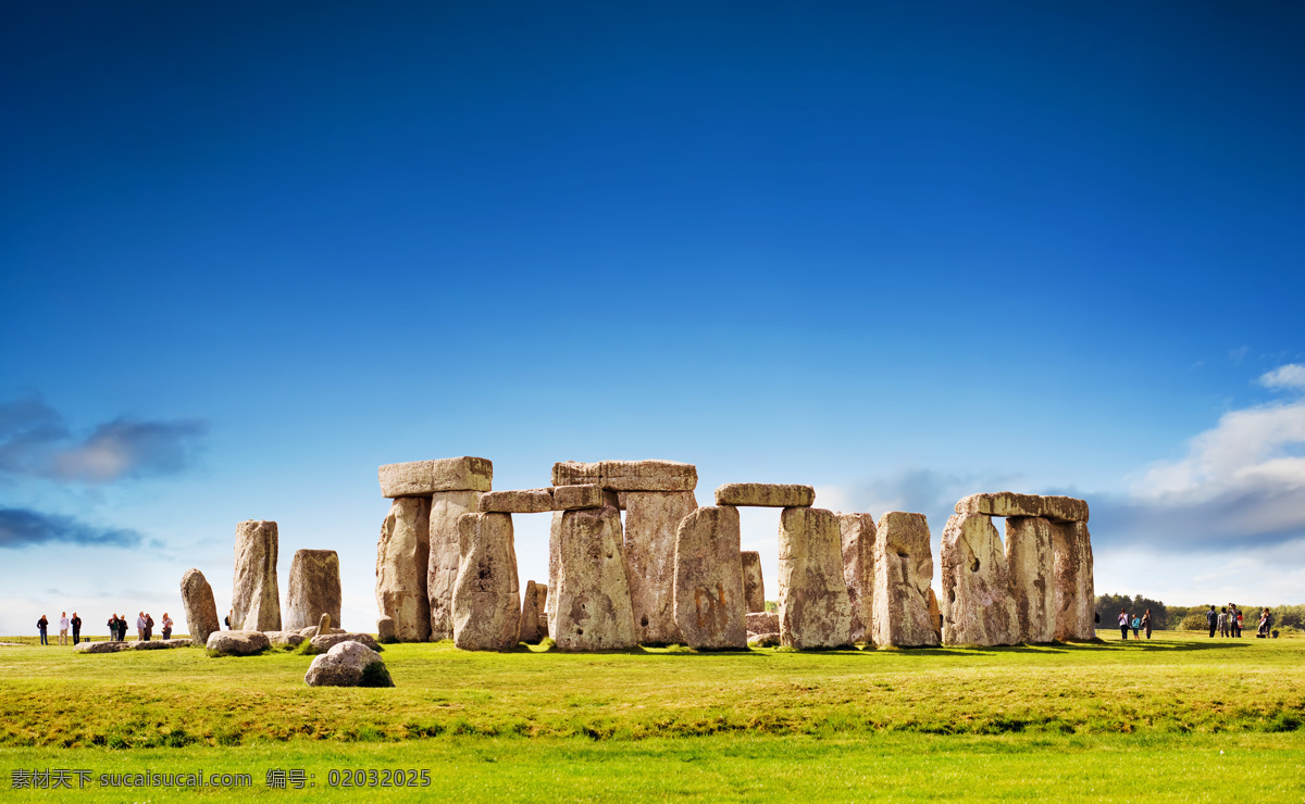 高清 英国 巨石阵 风景 英国巨石阵 巨石阵图片 石头 巨石 草地