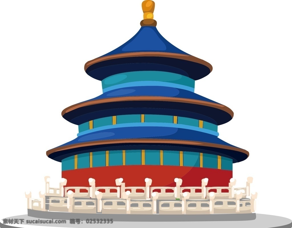 卡通宝塔矢量 宝塔 卡通宝塔 雷锋塔 建筑 标志图标 其他图标