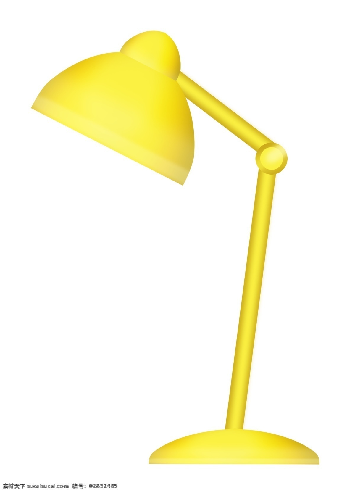 黄色 床头 台灯 插画 黄色台灯 一盏黄色台灯 一盏台灯 床头灯 学习台灯 插图 灯