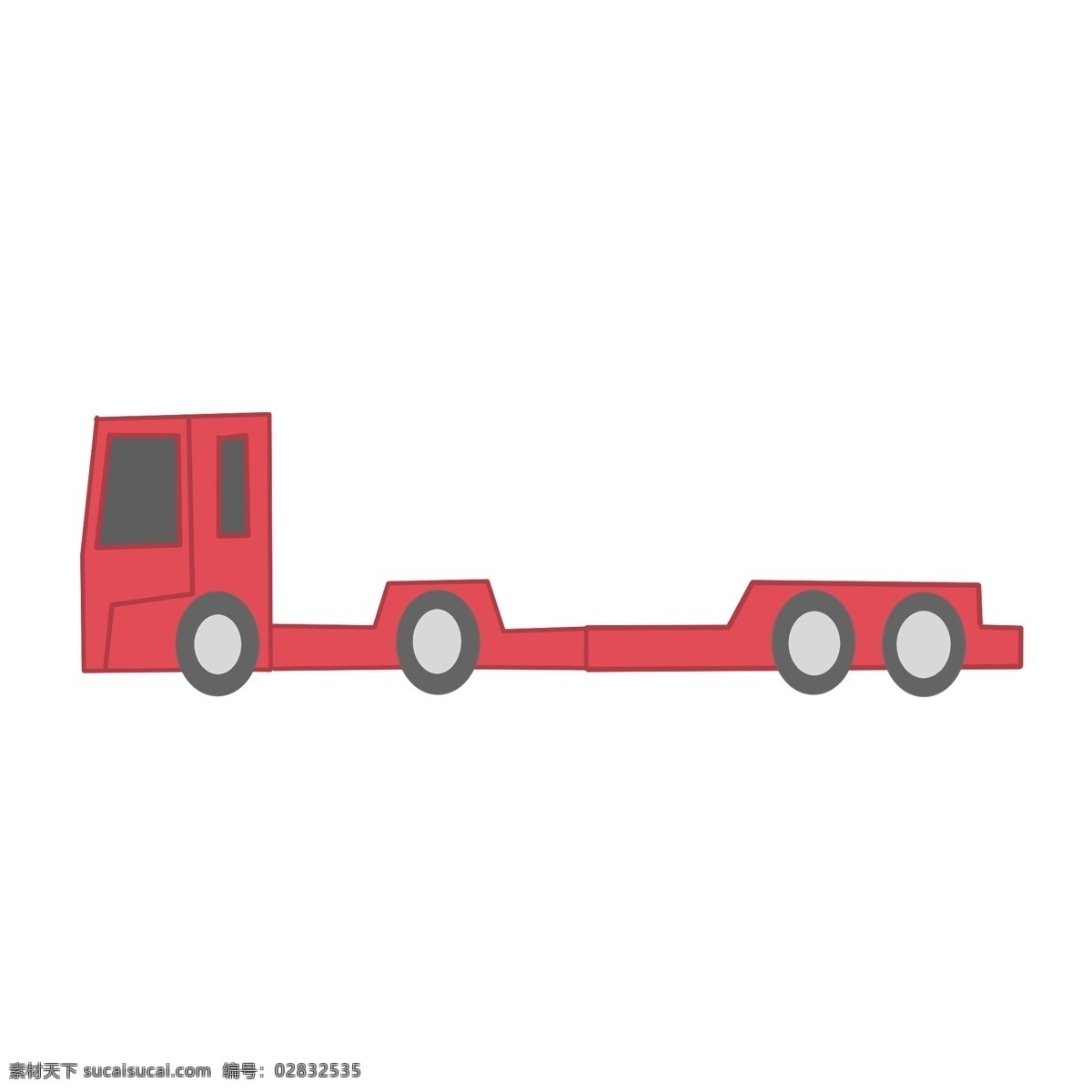 大 卡车 分割线 插画 红色的大卡车 卡车分割线 卡通插画 手绘插画 红色的分割线 漂亮分割线