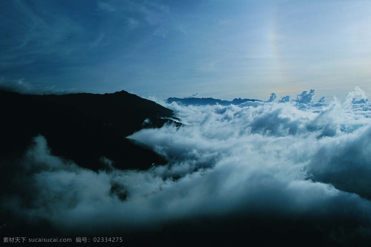 云海 云山 云山雾绕 云 山海朦胧 山云 自然景观 自然风景