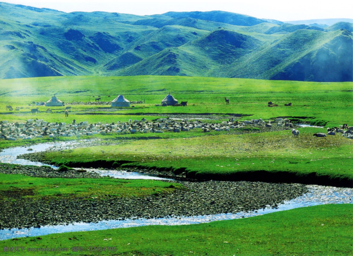 新疆风景3 新疆 那拉提 草原 nalati grasslandxinjiang 自然景观 自然风景 摄影图库