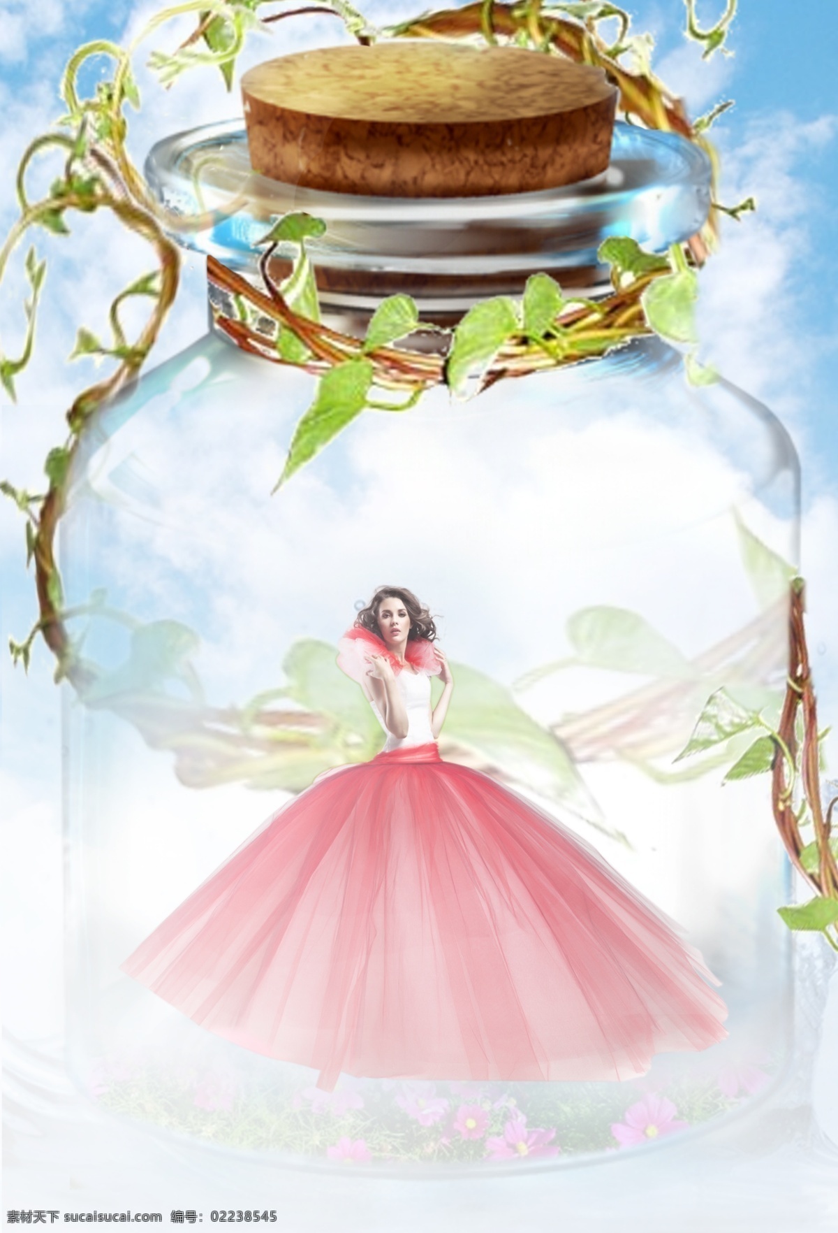 瓶中的美女 玻璃瓶 美女 唯美 组图 女性 枷锁 分层