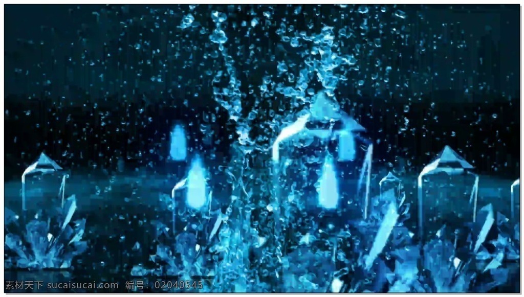 水 鼓 大气 浪花 水晶 视频 水鼓 视频素材 动态视频素材