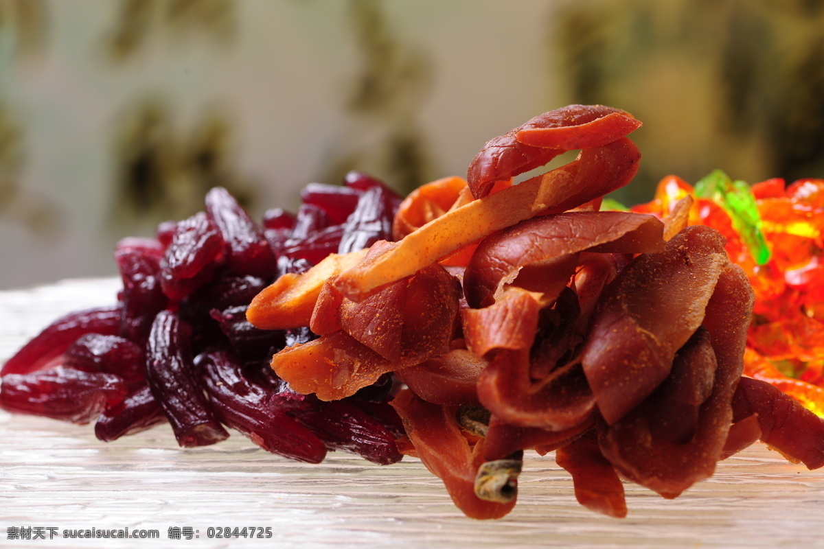 干果 山楂片 山楂皮 水果糖 红薯干 蔓越莓 餐饮美食