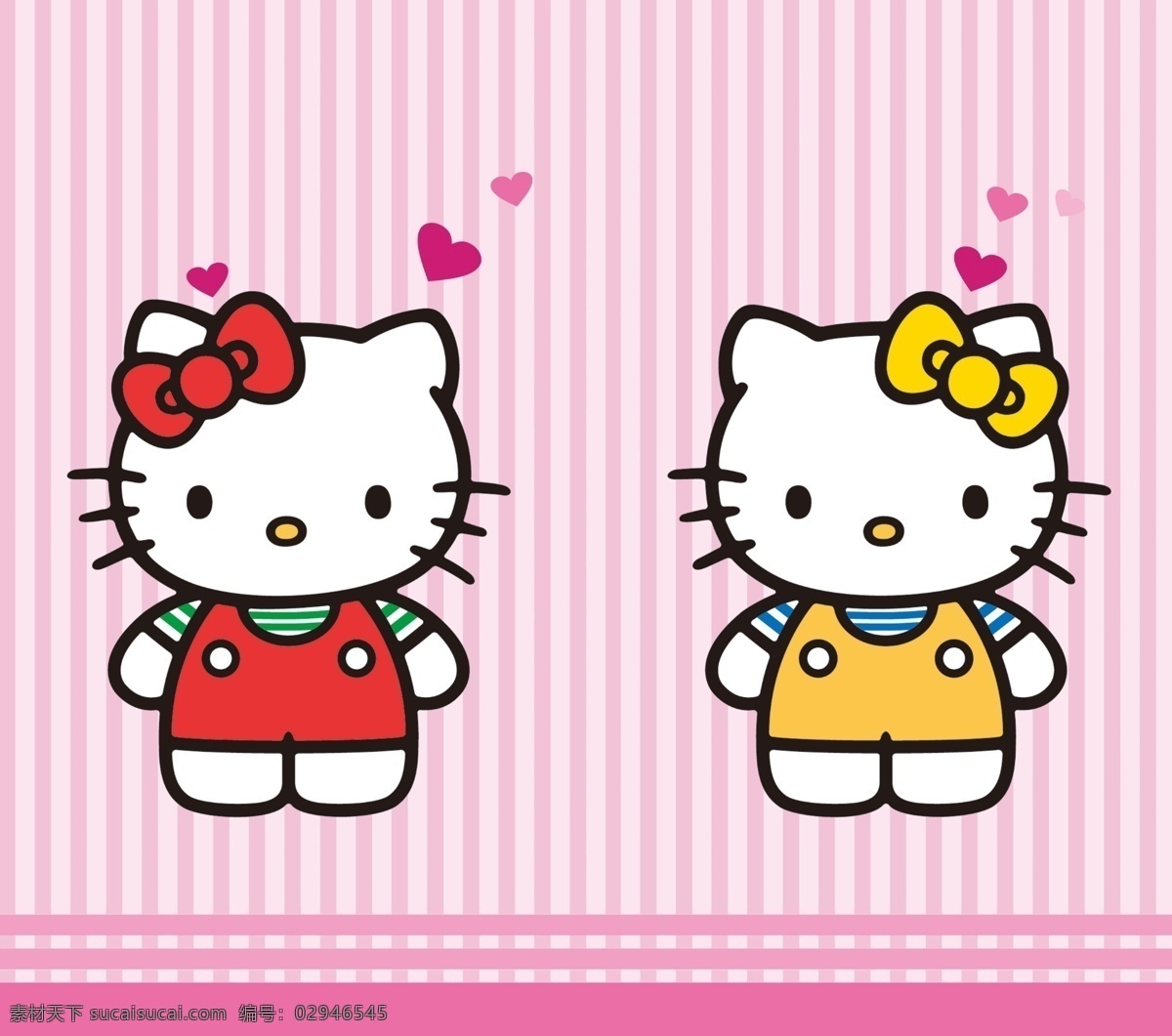 hello kitty 卡通猫 kt猫 可爱猫 卡通猫矢量图 kt猫矢量图 可爱猫矢量图 迪斯尼kt猫 kt猫背景墙 儿童房背景 背景墙素材 分层