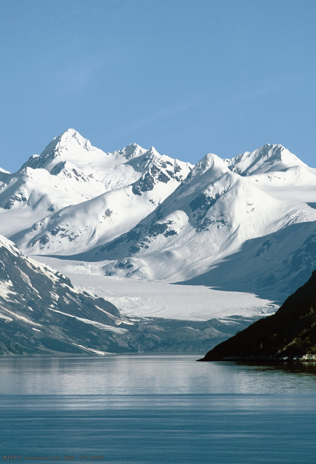 雪地 素材图片 蓝天 白云 自然风景 自然景观 高清图片 草地 jpg图片 大自然 风景图片 风景画 雪山 湖泊 山水风景