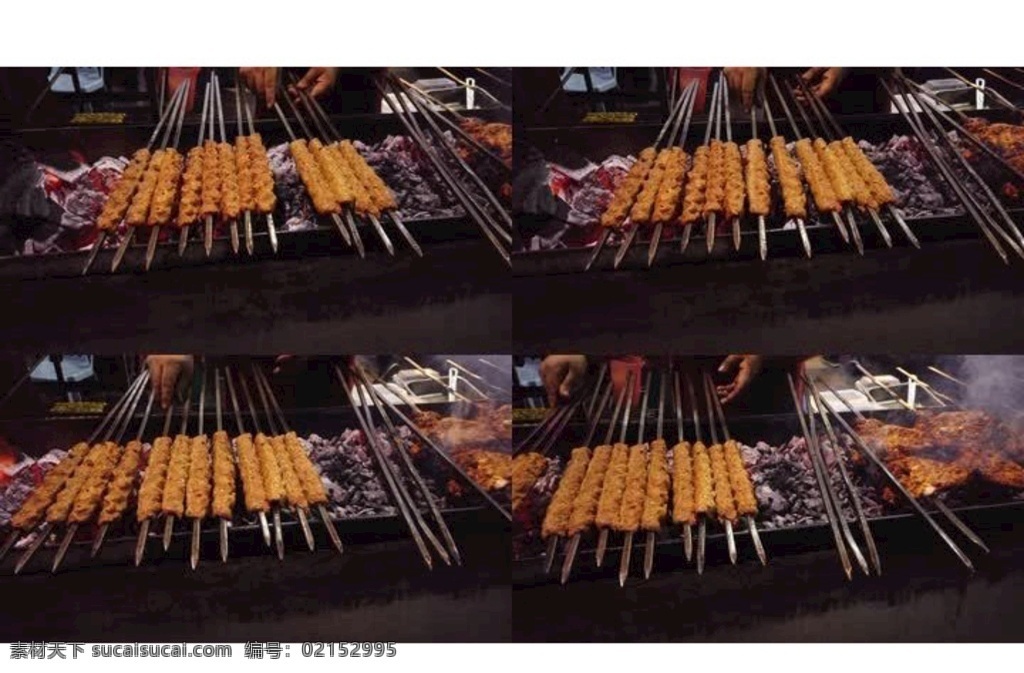 短 视频 近距 拍摄 烧烤 短视频 羊肉串 烤肉 撸串 串子 地摊 火 鸡肉 猪肉 羊肉 大排档 夏天 多媒体 实拍视频 城市风光 mp4