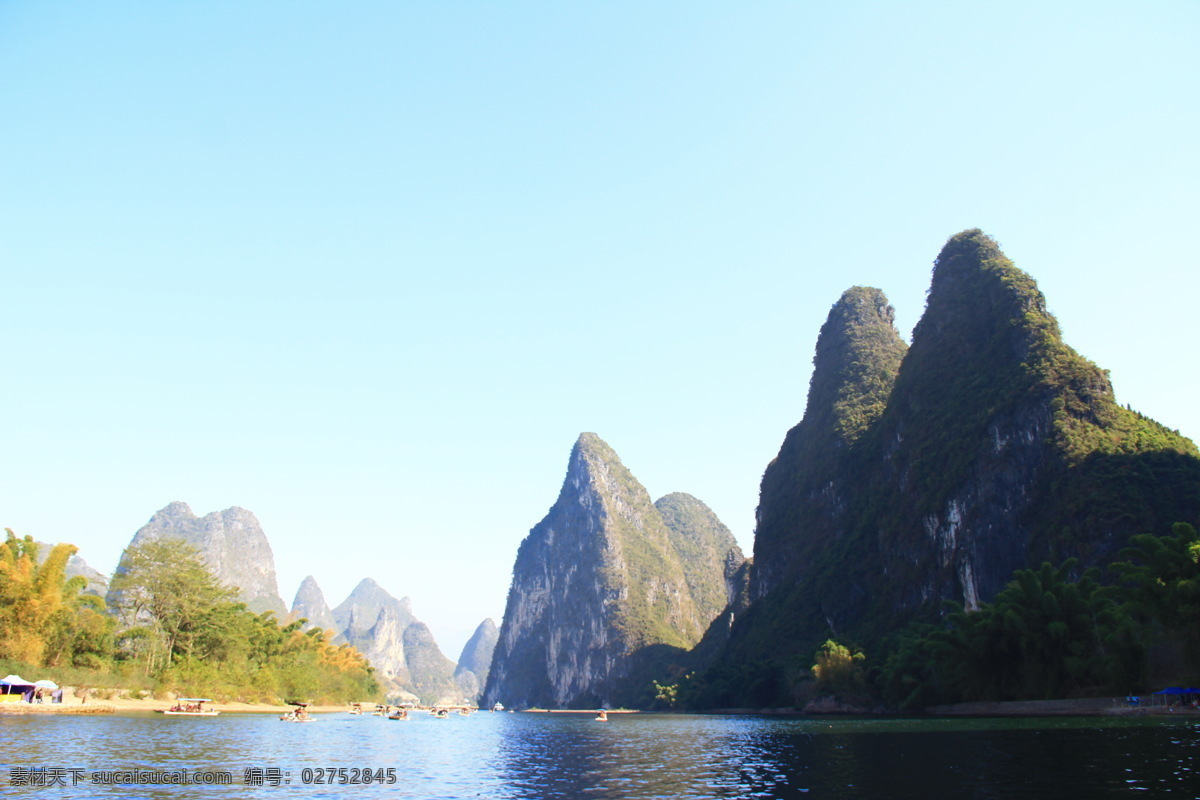 漓江风景 天空 蓝天白云 度假 风景 美景 自然景观 自然风景 旅游摄影 旅游 桂林山水 漓江 白色