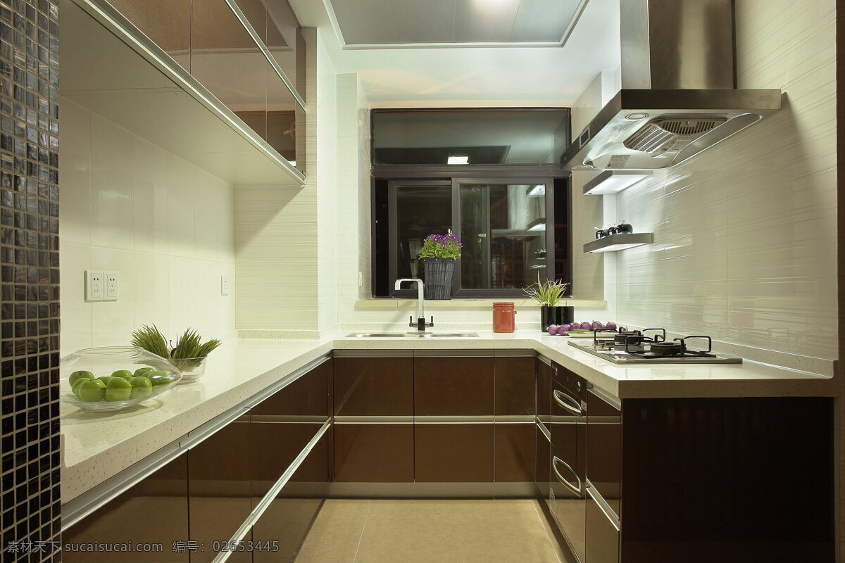 厨房 环境设计 建筑设计 室内设计 建瓯设计 3dmax 设计作品 家居装饰素材