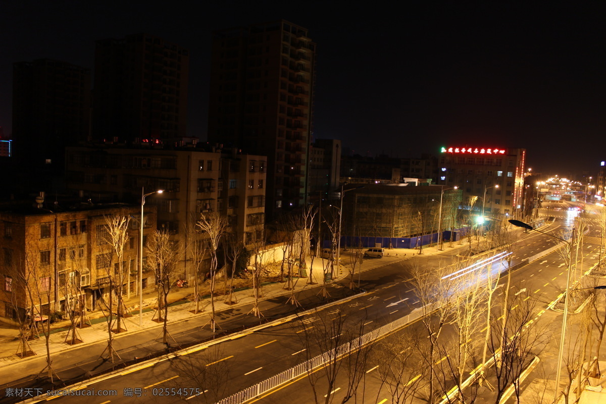 昆明夜晚 公路 路灯 灯光 昆明 夜景 高清照片 旅游摄影 国内旅游