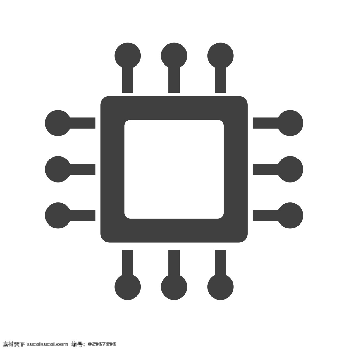 扁平化芯片 电子芯片 扁平化ui ui图标 手机图标 界面ui 网页ui h5图标