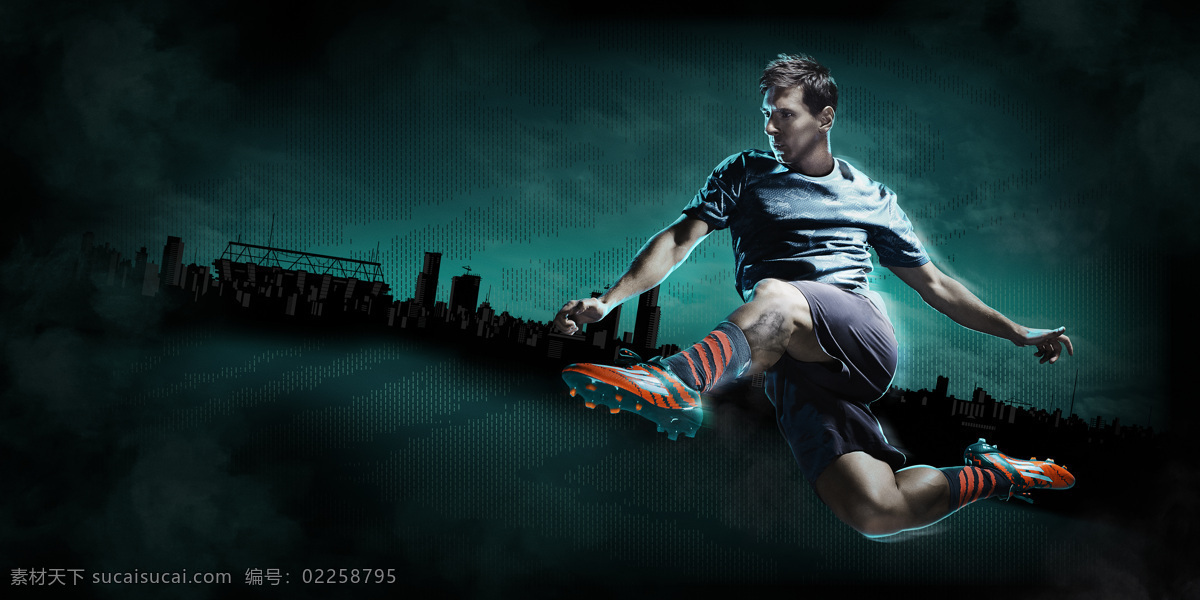 梅西 足球鞋 广告 adidas 顶级 专业 宣传 人物图库 职业人物