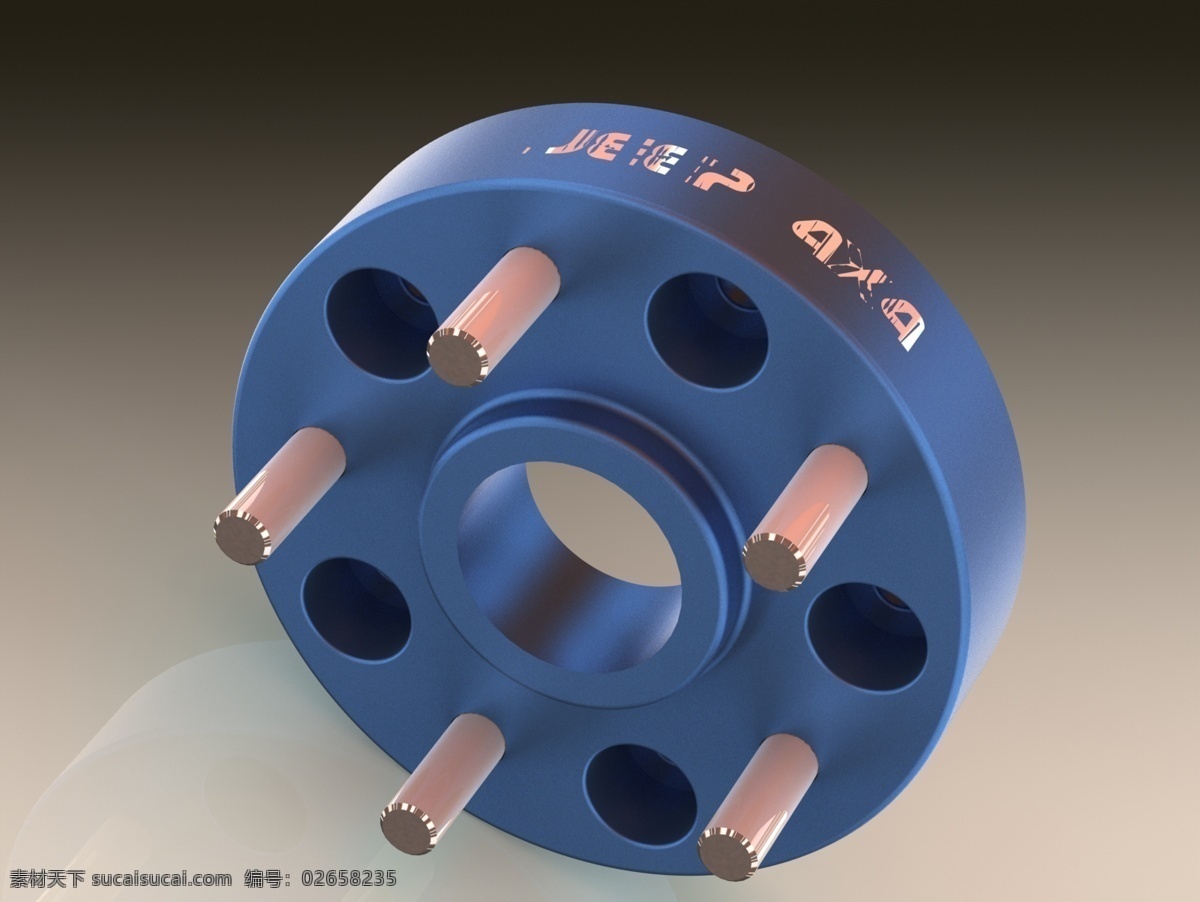 铝 车轮 垫圈 机械设计 汽车 零部件 3d模型素材 其他3d模型