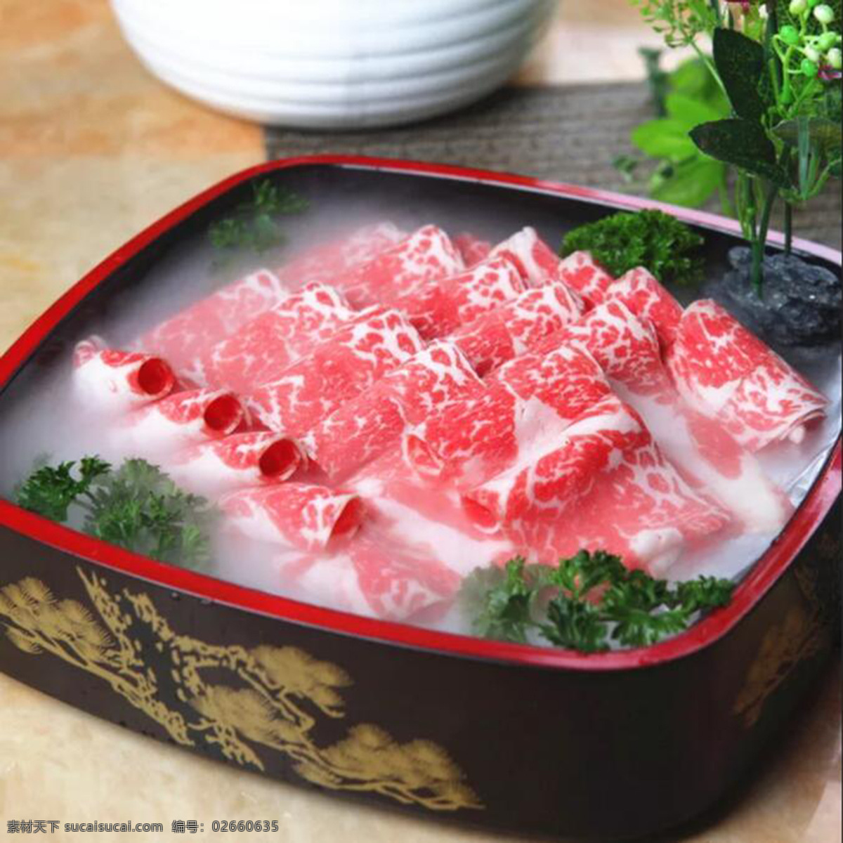 雪花肥牛 肥牛 极品雪花 火锅 涮锅 餐饮美食