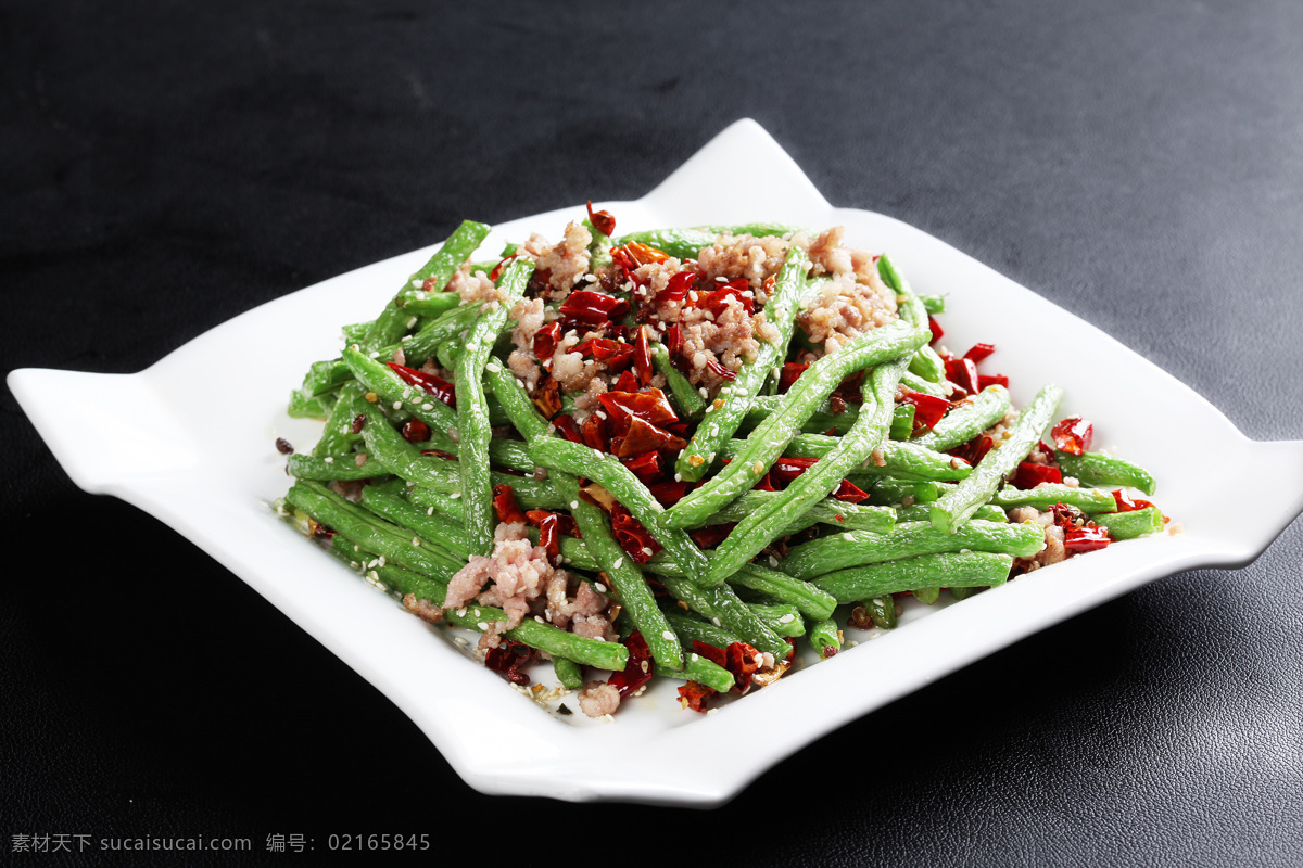干煸四季豆 四季豆 四川炒四季豆 爆炒四季豆 香脆四季豆 餐饮美食 传统美食