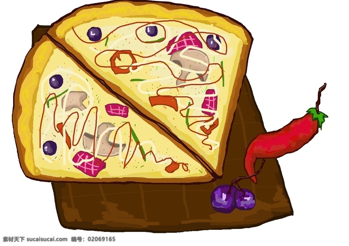 黄色 披萨 装饰 插画 黄色的披萨 新鲜的披萨 漂亮的披萨 披萨装饰 披萨插画 立体披萨 卡通披萨
