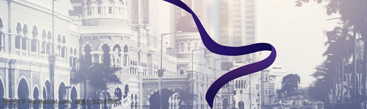 古典 城市 背景 图 banner 电商 海报 建筑 房产