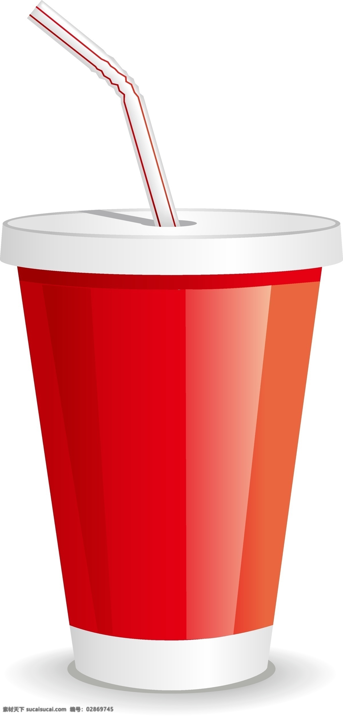 红色 饮料 纸杯 矢量 元素 矢量元素 透明元素 免抠元素