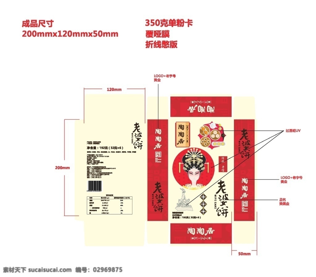 陶陶 居 老婆 饼 糕点 包装盒 老婆饼 设计包装 食品 蛋糕 小吃 年糕 礼品 礼物 薯粉 卡通 面粉 烘焙 陶陶居 包装设计 pdf