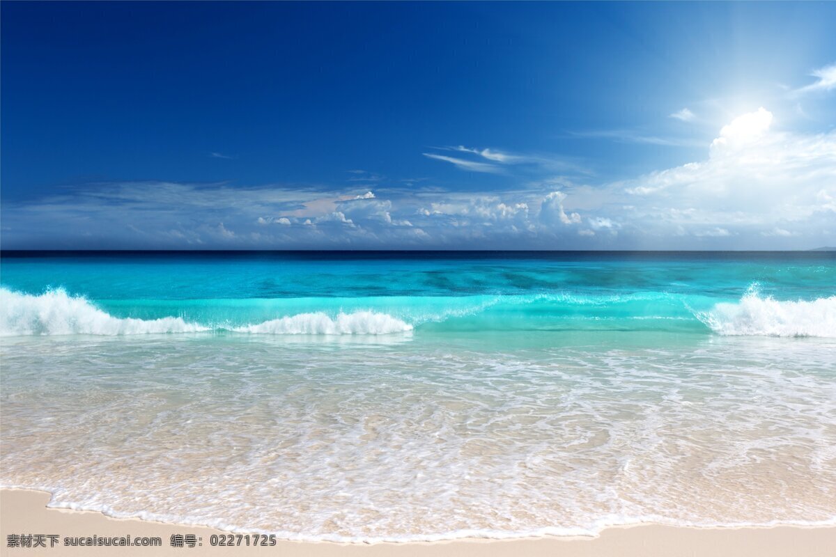 高清海滩 海 大海 阳光 大海背景图 沙滩背景图 蓝天白云大海 白云 海边 沙滩 高清 背景图 夏日 清凉 风景 自然景观 自然风景