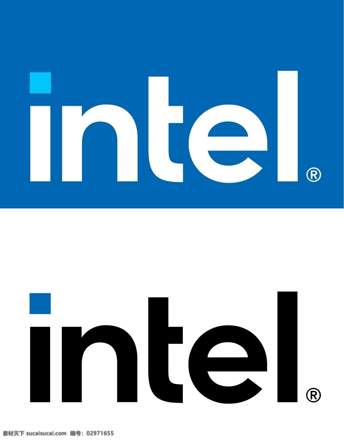 intellogo 英特尔 intel logo 2020 矢量logo 标志图标 企业 标志