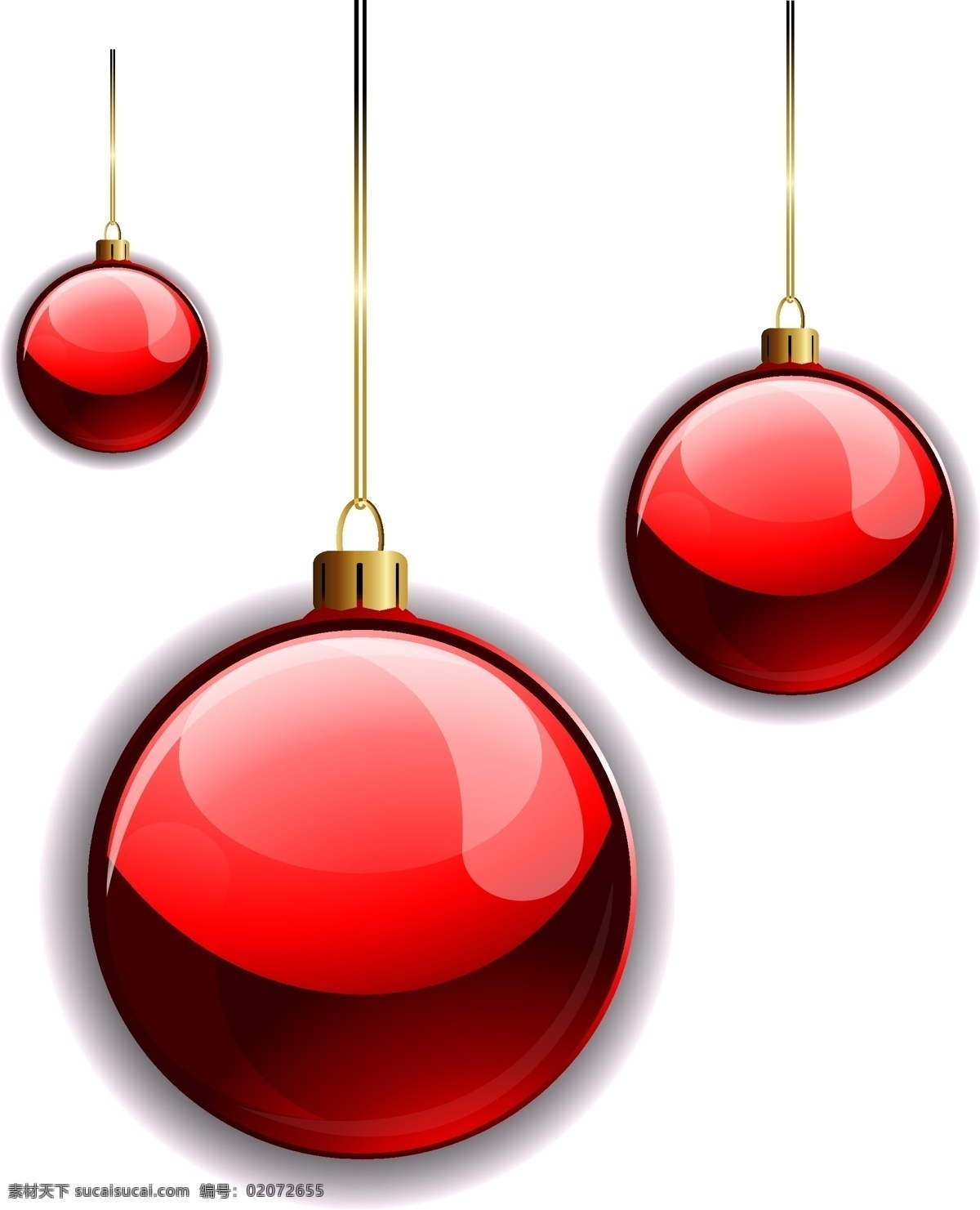 创意 圣诞 元素 红色 球 矢量 圣诞素材 圣诞元素 圣诞球 红色球 装饰球