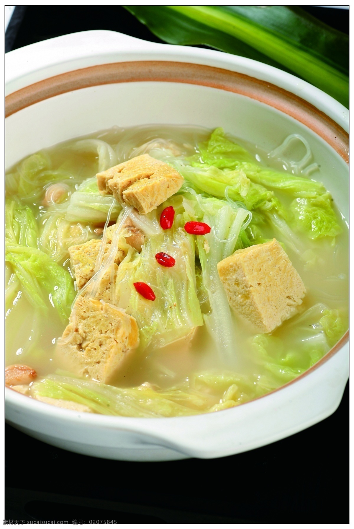 白菜 粉丝 冻豆腐 白菜粉丝 美食摄影 传统菜 家常菜 传统美食 菜 餐饮美食
