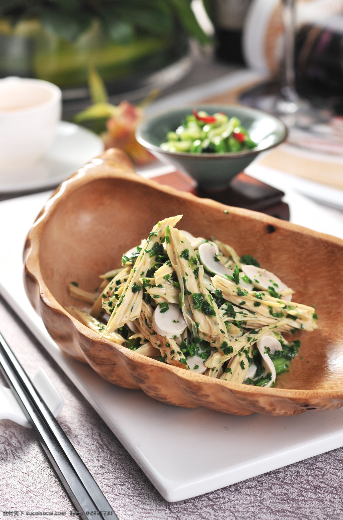 腐竹炝蘑菇 菜照 餐饮 美食 摄像图 传统美食 餐饮美食