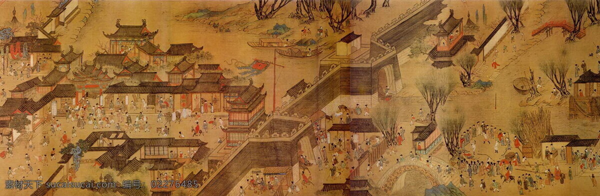 仇英 清明上河图 传统文化 文化艺术