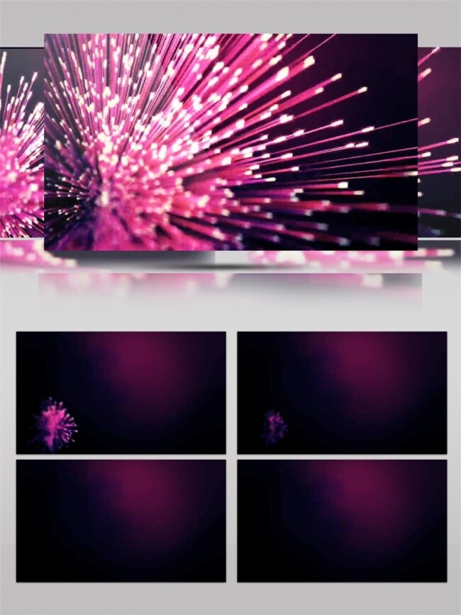 紫色 发散 光束 动态 视频 小米 激光 手机壁纸 粉色 光斑散射 视觉享受