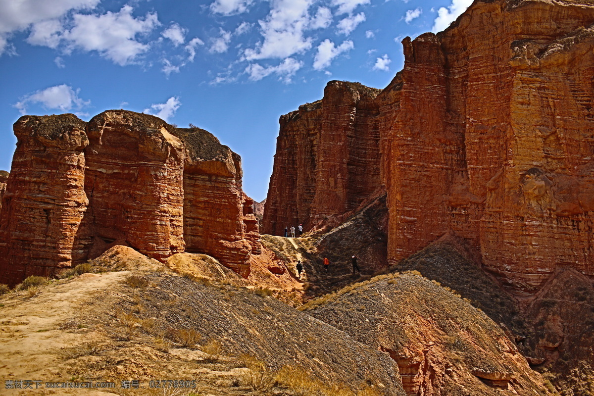 冰沟丹霞 张掖 地质公园 白云 奇石 风景 摄影作品 旅游摄影 自然风景