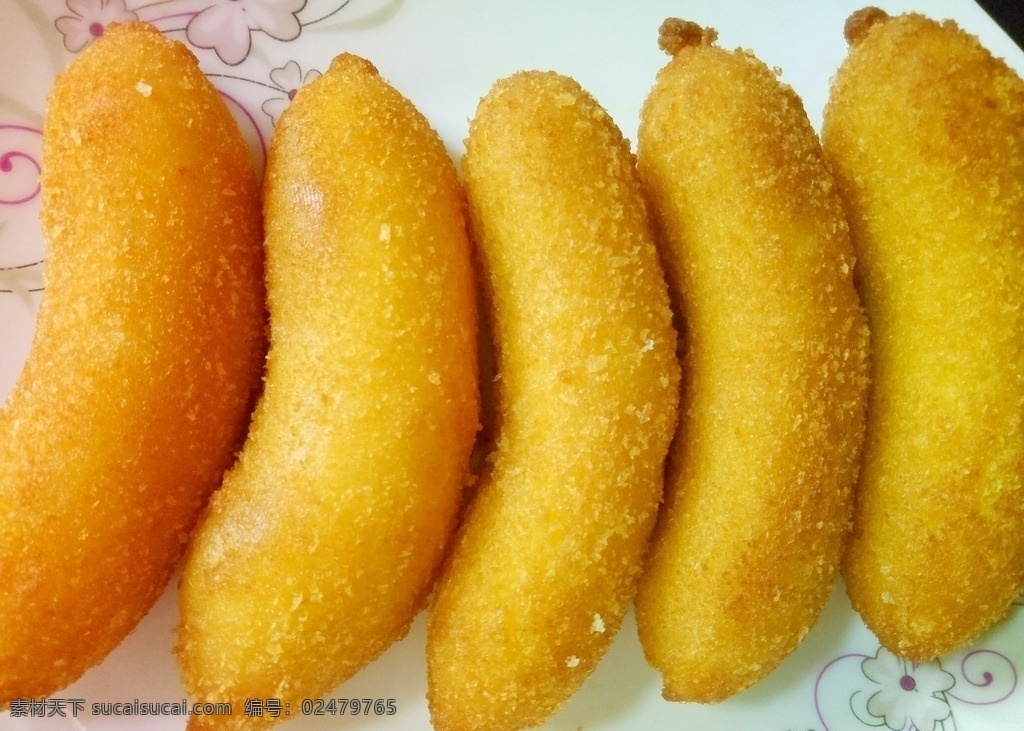 油炸香蕉 美食 食物 油炸 香蕉 微摄 餐饮美食