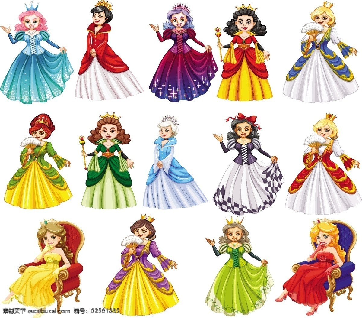童话故事素材 迪士尼 公主 仙女 王子与公主 童话王子 人物 童话 中世纪 王子 皇家 城堡 王国 幻想 传说 历史 卡通儿童 卡通设计
