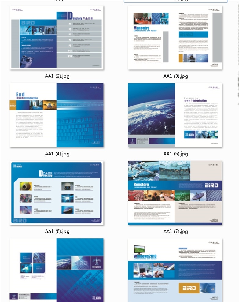 企业画册 蓝色画册 大气画册 画册封面 简单画册 画册组合 画册 画册设计