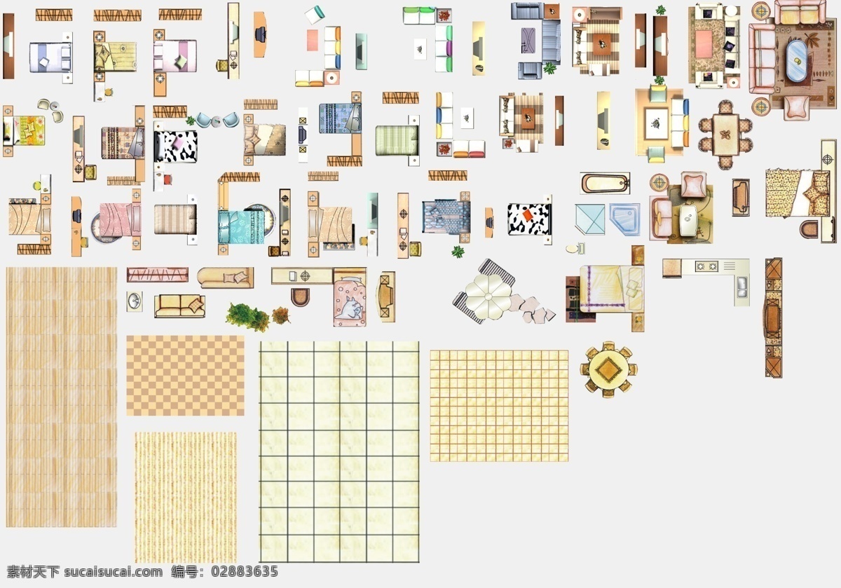 户型 图 家具 格式 装饰品 室内素材 家居素材 平面设计 室内设计 高清图片 效果图 白色