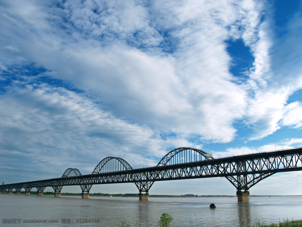 九江长江大桥 建设中的九江 江西 九江 长江大桥 旅游摄影 国内旅游 摄影图库