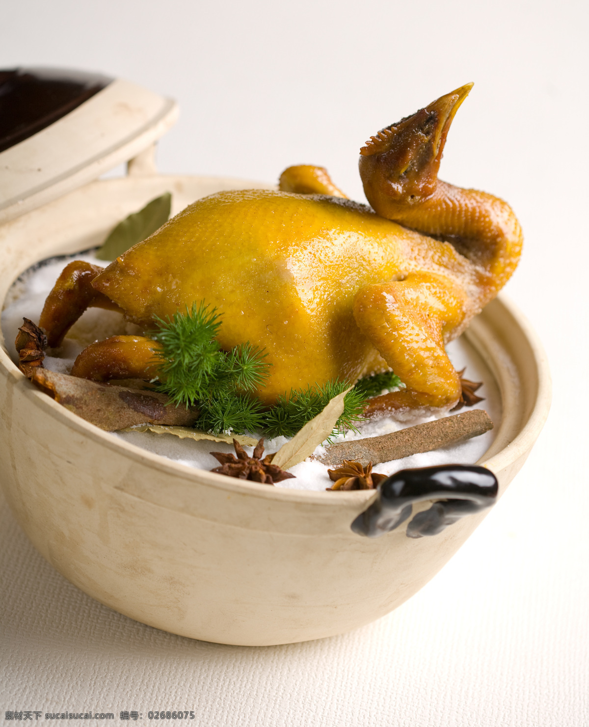 焗鸡 电饭煲 鸡 盐焗鸡 美食 小吃 川菜 湘菜 粤菜 传统美食 餐饮美食