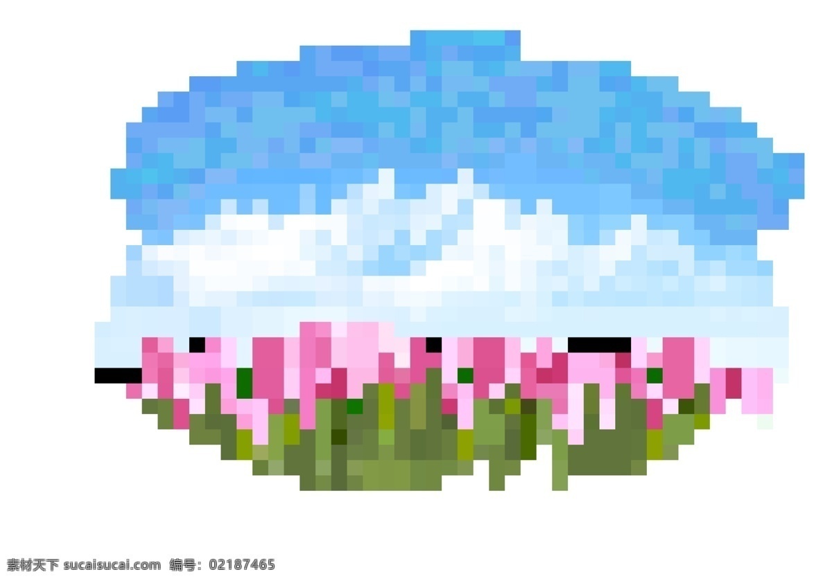 郁金香 花卉 粉色郁金香 红色郁金香 花朵 花 插花 生物世界 花草 平面素材