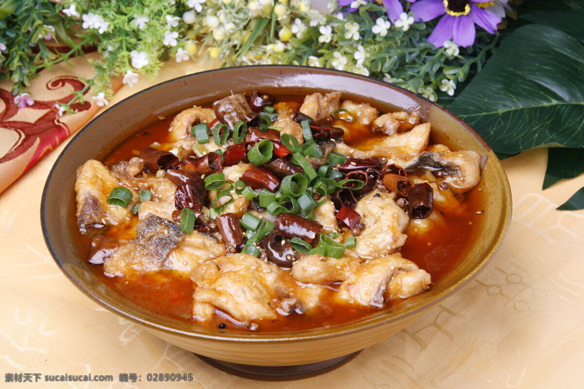 农家大碗鱼 鱼类 深水鱼 海鲜类 招牌海鲜 水产菜品 菜 餐饮美食 传统美食