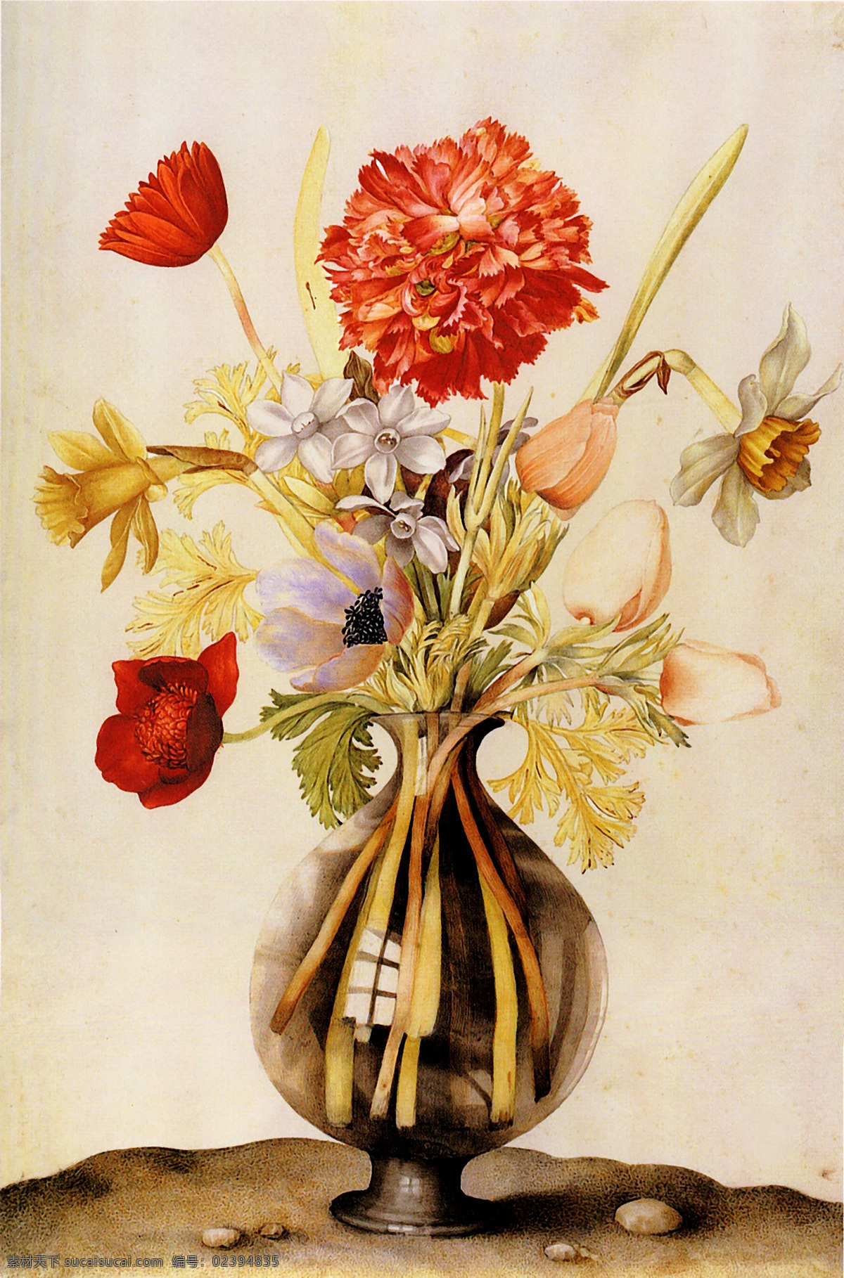 数码静物画 水彩画 花卉 意大利 女画家 维安娜 加佐尼 数码油画 文化艺术 绘画书法