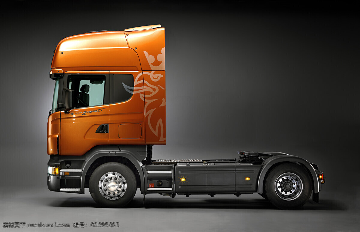 卡车 交通工具 汽车 物流运输 现代科技 scania 斯堪尼亚 psd源文件