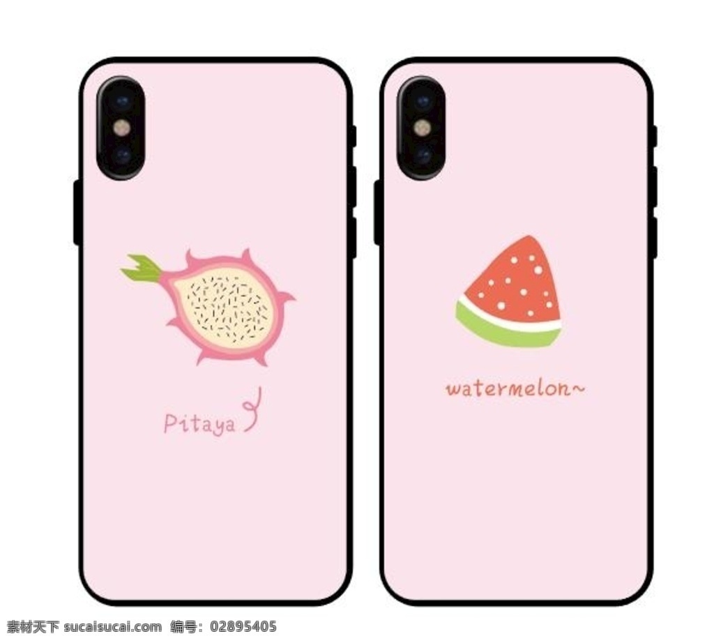 火龙果西瓜 火龙果 西瓜 卡通 可爱 萌 手机壳