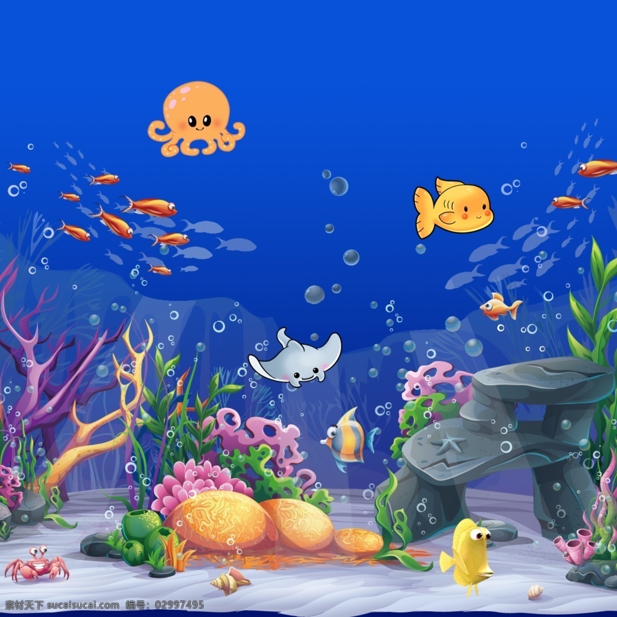 大海 珊瑚礁 海底世界 海水 海洋 蓝色海洋 清澈 湛蓝 热带 生物 生物世界 鱼类